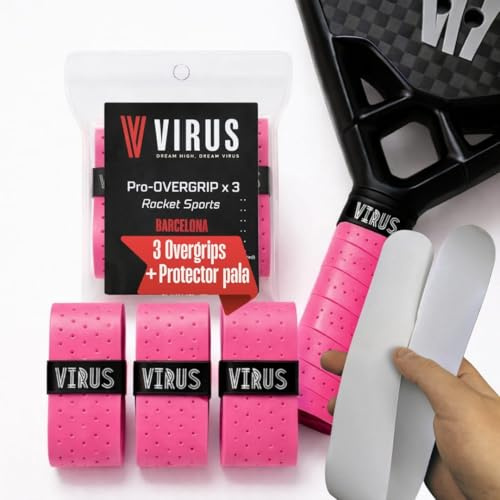 VIRUS Overgrip Pack de 3 + Protector de Pala