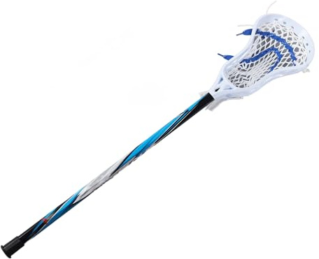 Alomejor 24-Zoll-Lacrosse-Stick mit Ball, Langlebiger Kleiner Lacrosse-Stick aus Aluminiumlegierung für das Training und die Entwicklung von Fähigkeiten für