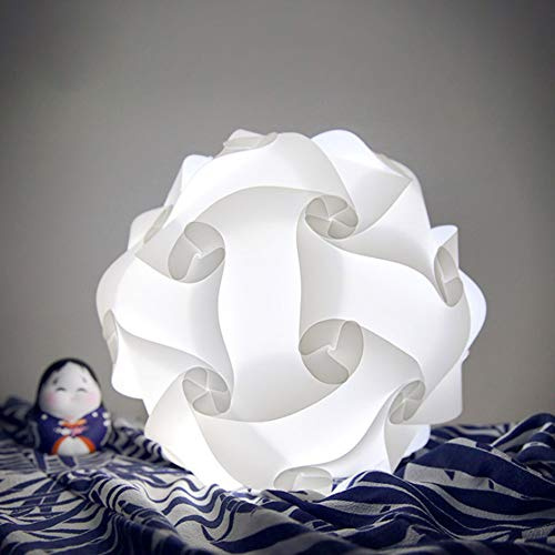 Yinhing Puzzle Lampshade for Home and Small Sphere Chandelier Shade Flexible Ceiling Lamp Cover Contemporary Decorative Light Fixture (1)