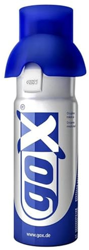 GOX - 6 Liter Reiner Sauerstoff in Einer Dose zur Stimulierung und Steigerung der Energie; ideal für den Sport, bei Allergien und vorübergehender Müdigkeit.