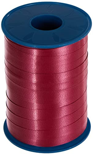 PRÄSENT C.E. Pattberg AMERICA Gift curling Ribbon bordeaux, 273 yards of balloonribbon for Gift Wrapping, 0.39 inches width, Accessories for Decoration & Handicrafts, Decoration Ribbon for Presents