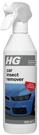 HG Car Insect Remover, Removes Dried Out Bug Stains & Residue from Bonnets, Bumpers, Windows & Windscreens, Vehicle Cleaner for Insects & Mucky Deposits – 500ml Spray (239050106)