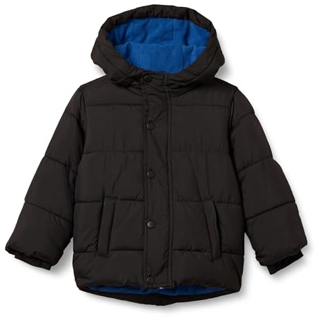 Amazon Essentials Doudoune Épaisse à Capuche Garçon, Noir, 10 Ans