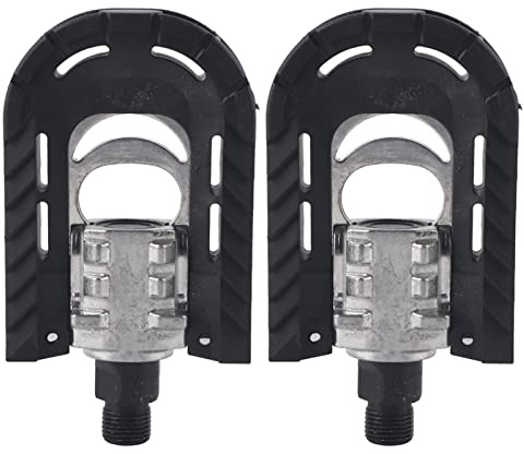 Folding Bike Pedals, 1 Pair Aluminum Alloy Folding Two Sides Bicycle Pedals for Bike MTB Road Bicycle BMX City & Trekking Riding Accessories