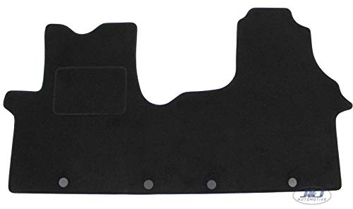 J&J AUTOMOTIVE | Velours Fußmatten Autotepiche Passend Für Trafic ab 2014, Genaue Passform, rutschfeste Untregrund, Verstärkt Im Pedalbereich