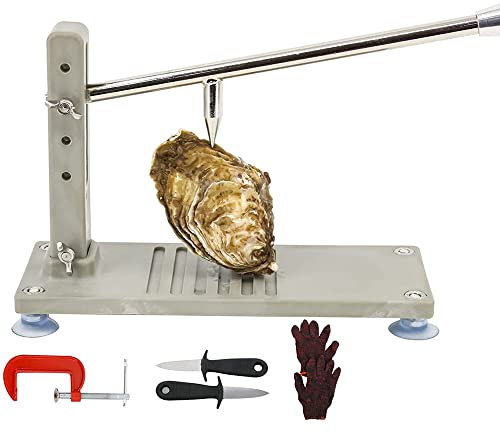 MNSRRN Muschel-Meeresfrüchte-Schalenöffner, Handelsmuschelöffnungswerkzeug, Edelstahl Easy Operation, Nicht-Schlupf-, Meeresfrüchtewerkzeugwerkzeug