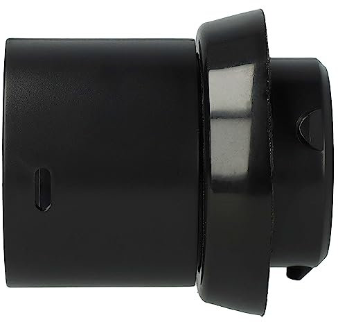 vhbw Schlauch-Adapter kompatibel mit Nilfisk VP930 S2 Staubsauger, Staubsaugerschlauch - Anschlussadapter, Schwarz