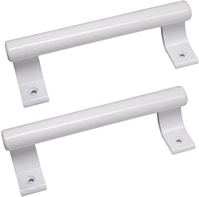 KAFENDA 2-teiliger 8 Aluminium-Schiebetürgriff, moderner Metallgriff für Balkon-Glastüren, Bad-Schiebetüren, Scheunentore, Lagertüren, etc.