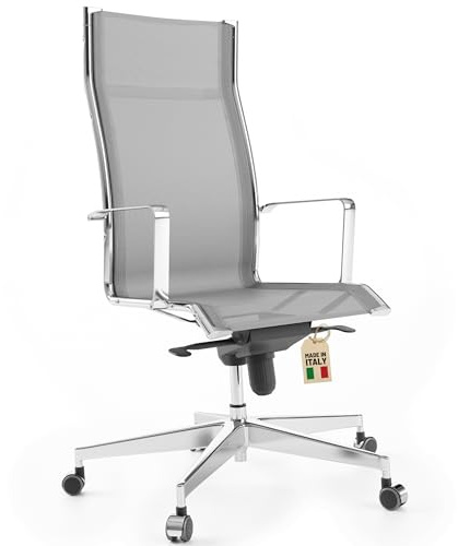 Bossberg BB70 Ergonomisk kontorsstol med korsrygg - Ergonomisk kontors- och spelstol - Premium ergonomisk skrivbordsstol