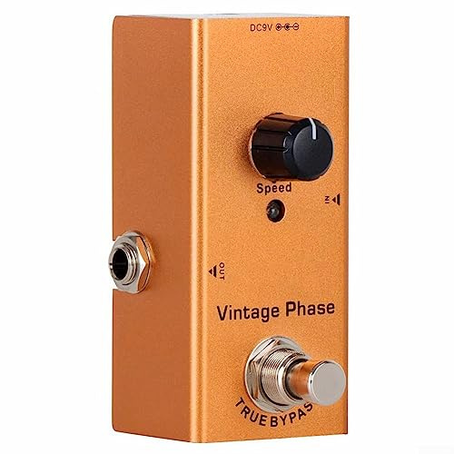 Pedal de efecto de guitarra portátil, retardo, distorsión, coro, trémolo, overdrive digital