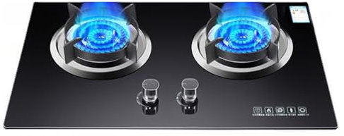 Estufa De Propano, Estufa De Propano Portátil De 2 Quemadores, Estufa De Gas De Vidrio Templado, Máximo 15354 BTU For Camiones De Comida Y Restaurantes Familiares (negro) (Color : NG, Size : Style 2