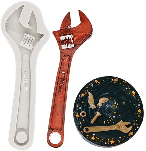 MINFEIDMS Outils à main Moules en silicone Moules à fondant Clé | Moule à chocolat en forme de clé pour décoration de gâteaux en pâte polymère