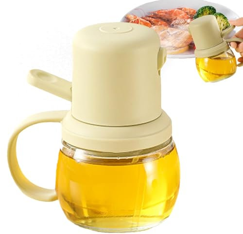 Botella de spray de aceite de cocina, botella de spray para aceite | Pulverizadores de aceite recargables de 200 ml, pulverizador de aceite de cocina, pulverizador de aceite para ensaladas, barbacoas