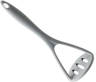 FUNOMOCYA Silicone Potato Ricer Vegetable Masher Kitchen Gadget Food-Grade Silicone Lightweight for Pureeing Fruits and Vegetables Grey Color