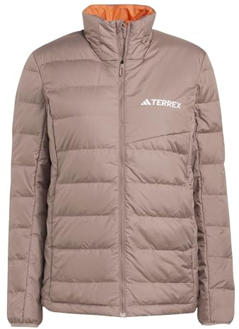 adidas Damen Terrex Multi Light Down Climawarm Coat, Trace Brown, M