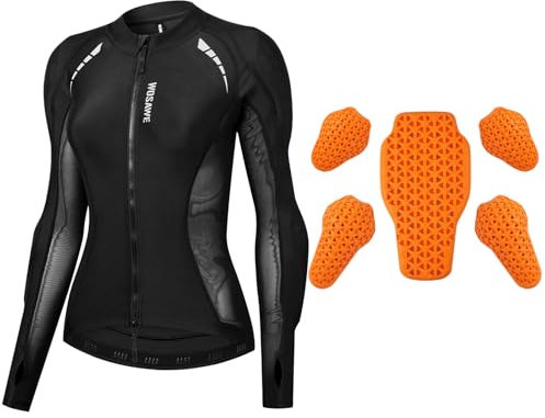 Lixada Giacca da Motociclista da Donna con Protezione certificata CE2, Giacca da Motociclista in Rete ad Alta visibilità per Donna, Giacca da Motociclista in Rete, Giacca corazzata