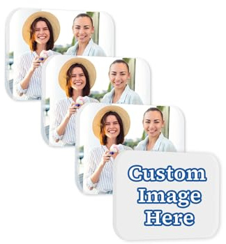 Lpraer 4er Fotomagnete selbst gestalten Personalisierte Foto Magnet Bilderrahmen Fotorahmen Magnete Kühlschrankmagnete Kreative Magnete für Kühlschrank Whiteboard Pinnwand Magnettafel (Rechteck)