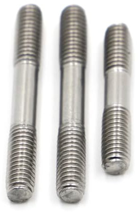 Cilky Metallschrauben 2/5 Stück M3 M4 M5 304 Edelstahl Stehbolzen Schraubenstange Zahnstange Doppelkopfbolzen Srod Bolzen(16mm,M5 2pcs)