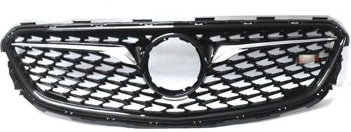 JIABAOCA Maßgeschneidert Nieren Schwarz Kühlergrill für Opel Insignia 2017 2018 2019 2020,Schwarz Doppelsteg Sport Kühlergrill,Sport Frontgrill Zubehör,B