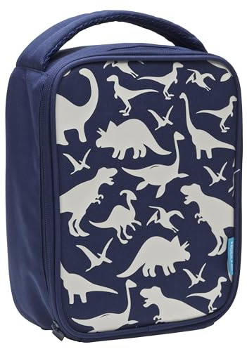 Smash Kids Insulated Lunch Bag, Navy Dinosaur