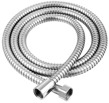AMENGJ Duschschlauch Edelstahl Brauseschlauch Flexible Dicke Silikon Badezimmer Dusche(1M)