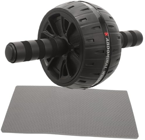 ARTSEWPLY Fitness Equipment Abdominal Roller Wheel Ab Wheel Roller Mit Kniepolster Für Effektives Bauchmuskeltraining Zu Hause Fitnessstudio