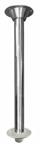 NORLYT Island Table Leg Set Kit for Caravans, Motorhomes & Camper Vans | Universal Recessed Base Design | Compact Conic Table Top Compatibility for Boats, Horseboxes & RV Conversions