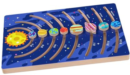 Space Planets Jigsaw Puzzle Toy Prechool Education Space Jigsaw Planets