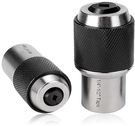 Adjustable Screw Tap Socket Set,2Pcs 3/8 Drive Tap Extractor Tool with Adjustable Jaws,Compatible with Thread Taps,Reamers,Screw Extractors,Professional Durabled Precise Tool Fit Narrow Workspace