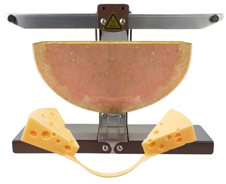 French Raclette Machine Electric 900w Compact Nonstick Cheese Grill for Family Gatherings，one-Click Operation