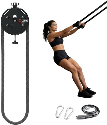 LYJIANGXIN Endless Rope Trainer, Entrenador De Cuerda Infinita, Sistema Portátil De Poleas, Máquina De Entrenamiento De Resistencia, para Casa, Gimnasio, Coordinación Y Flexibilidad