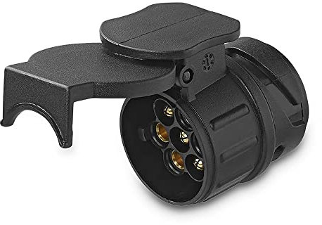 ProPlus 343516 Anhängeradapter Kurzadapter Mini kurz Adapter von PKW 13 polig auf Hänger 7 polig