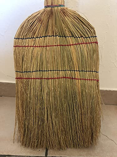 Reisstrohbesen Straßenbesen Besen Reisstroh Sorgobesen robust&haltbar 150cm