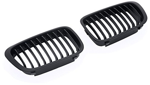 Calandre Haricot Grille Noir Pour BMW Série 3 E46 Touring Berline Compact 98-01
