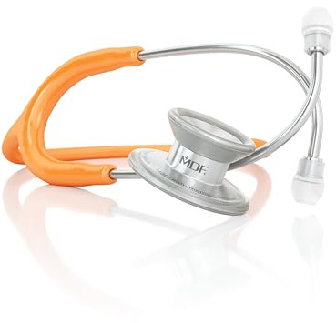 MDF Instruments MD One Epoch MDF777T-27 Stéthoscope léger en titane pour adulte Orange