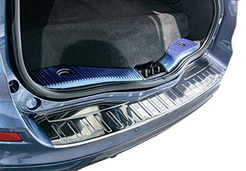 Protector de borde de carga de acero inoxidable cromado compatible con Ford Mondeo V Turnier | a partir de 2014 | RECAMBO