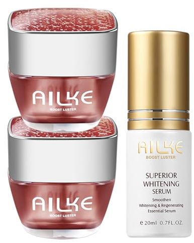 Crème Blanchissante, Creme Anti tache Visage, Taches Solaires, Ensemble De Soins De La Peau, Teint Uniforme, Avec Hyaluronate De Sodium, produit eclaircissant peau noir