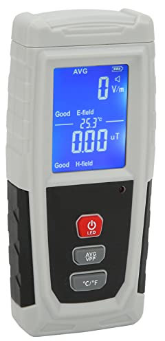 Contador Geiger, Detector de Radiación Nuclear Profesional, Detector de Radiación de Campo Electromagnético con Pantalla LCD, Detector Y Monitor de Contaminación por Radiación Nuclear