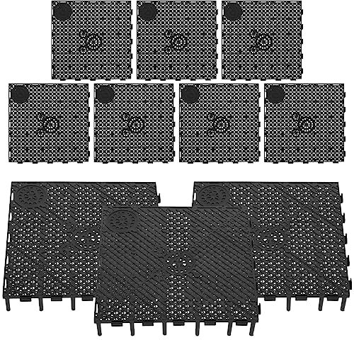 Hemobllo 10pcs Under Gravel Filter Fish Tank Gravel Substrate for Planted Aquarium Black Aquarium Sand Mesh Fish Tank Filter Stratum Egg Fish Tank Bottom Tray Partition Plate Betta Fish