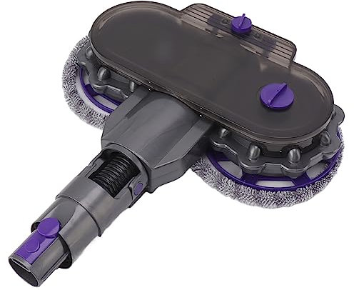 aqxreight Cabezal de Limpieza de Trapeador Eléctrico para Aspiradoras V10slim - Accesorio de Cabezal de Trapeador Eléctrico Giratorio de 180 Grados