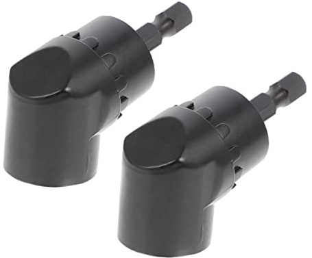 Gadpiparty 2 Uds Destornillador De Esquina De 105 Bits Adaptador Inalámbrico Eléctrico Destornillador De Potencia De Conducción Herramienta De Mano Herramienta Eléctrica Taladro De Ángulo De