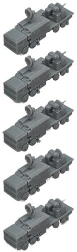 5 STÜCKE LD2000 Nahbereichs-Luftverteidigungswaffe DIY Militärmodell 1/700 1/350 Maßstabmodell Militärisches Abfangsystem(1/350 (3.4cm))
