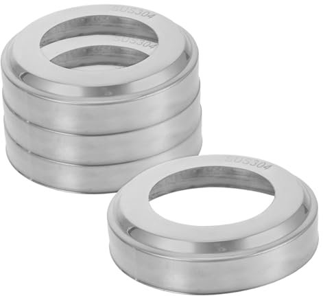 TINEASUR 4pièces Escutcheons Acier Inoxydable pour Main Courante De Piscine Rond Caches Renforcés pour Escalier De Piscine Enterrée Protection Anticorrosion Et Fixation Sécurisée