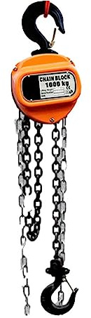 Treuil électrique, Palan à chaîne triangulaire, petite grue à chaîne inversée manuelle de 1 tonne soulevant le bloc de levier manuel portatif de levage de 3/6 mètres(1t 3M)