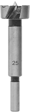 ENT 25009 Forstnerbohrer WS, Schaft (S) 8 mm, Durchmesser (D) 25 mm, L 90 mm