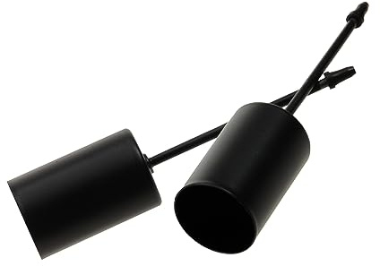 4tlg Set Kerzenhalter mit Stecker Stabkerzen dünn lang schwarz Metall o488 Metall Kerzenstecker Adventskranz Stecker Kerzenhalter Teelichthalter für Kränze zum Stecken Kerzenpick