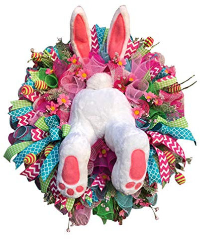 jojofuny Hängender Hasenkranz Osterpartygirlande Wanddekoration Für Haustür Aus Robustem Material Gefertigt Für Osterfeierlichkeiten