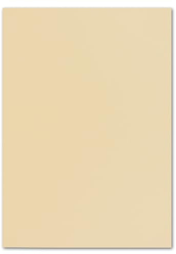 250 ark DIN A5-papper – karamell – 120 g – 14,8 x 21 cm – pysselark lerpapper pysselpapper brevark – färger glad av GUSTAV NEUSER
