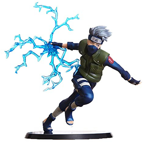 ZKTSRY Kakashi Anime Figurine, 18cm/7in PVC Figurine - Wohnzimmer und Schlafzimmer Dekoration, Geschenk für Freunde und Familie