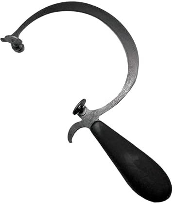 Generic Juweliersägen-Kappsägen, Schmuckwerkzeug mit geschnitztem Griff, DIY-Bogensägen, C-förmiger Sägerahmen
